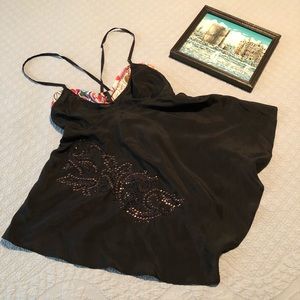 Fancy silk top